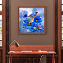 Frameless Oil Paint By Numbers DIY Bird Flower Picture Craft Kit Home Decorat
