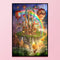 11CT Full Cross Stitch Sky Rainbow Counted DIY Embroidery Home Decoration G