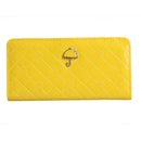 Ladies Wallet Long Purse 12 Cards Holder Protector Yellow