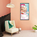 5D DIY Diamond Painting Santa Full Round Drill Mosaic Picture Kit Wall Art Decor