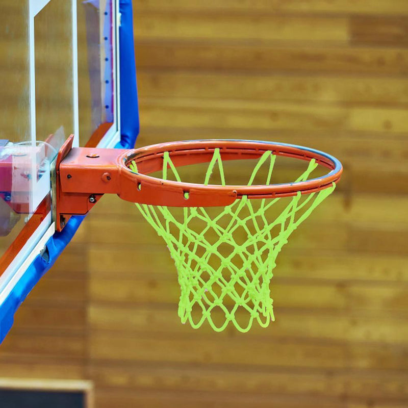 Luminous Standard Basketball Net Green Fluorescent Basketball Hoop Nets