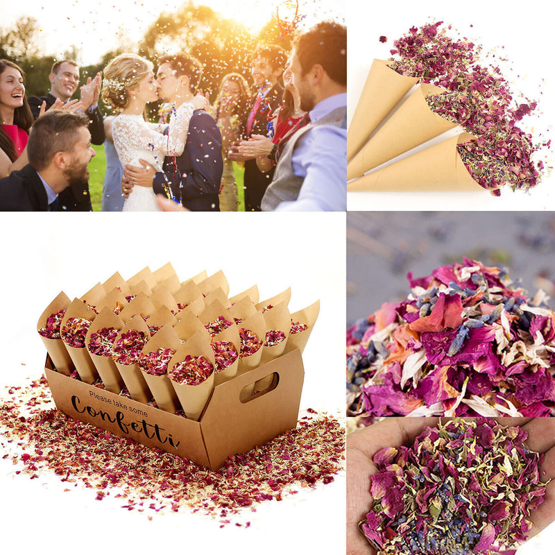Confetti Cone Holder Box - Stand Tray Box Total of 30 Holes for 30 Confetti Cone