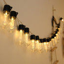 30LED Solar String Lights Bulb Retro Garland Christmas Yard Decor (6.5m)