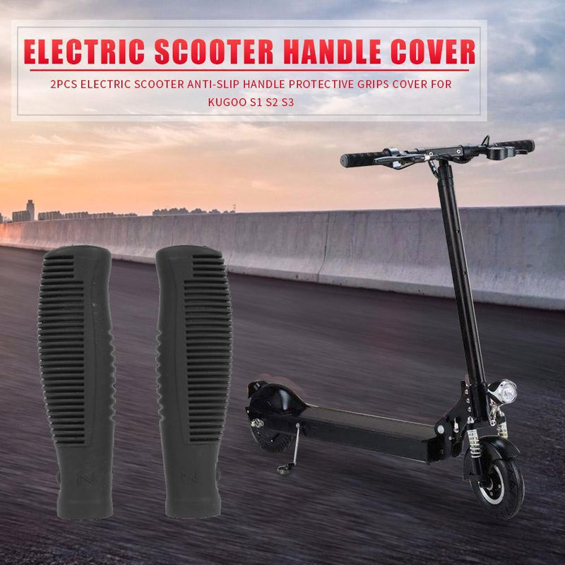 2pcs Electric Scooter Silicone Anti-slip Handle Case Cover for Kugoo S1 S2 S3