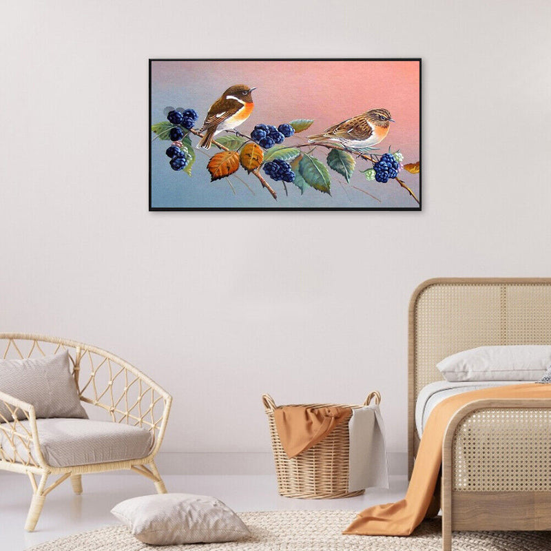 5D Flower Bird Mosaic Diamond Painting Drawing Full Round Drill DIY Art Craft