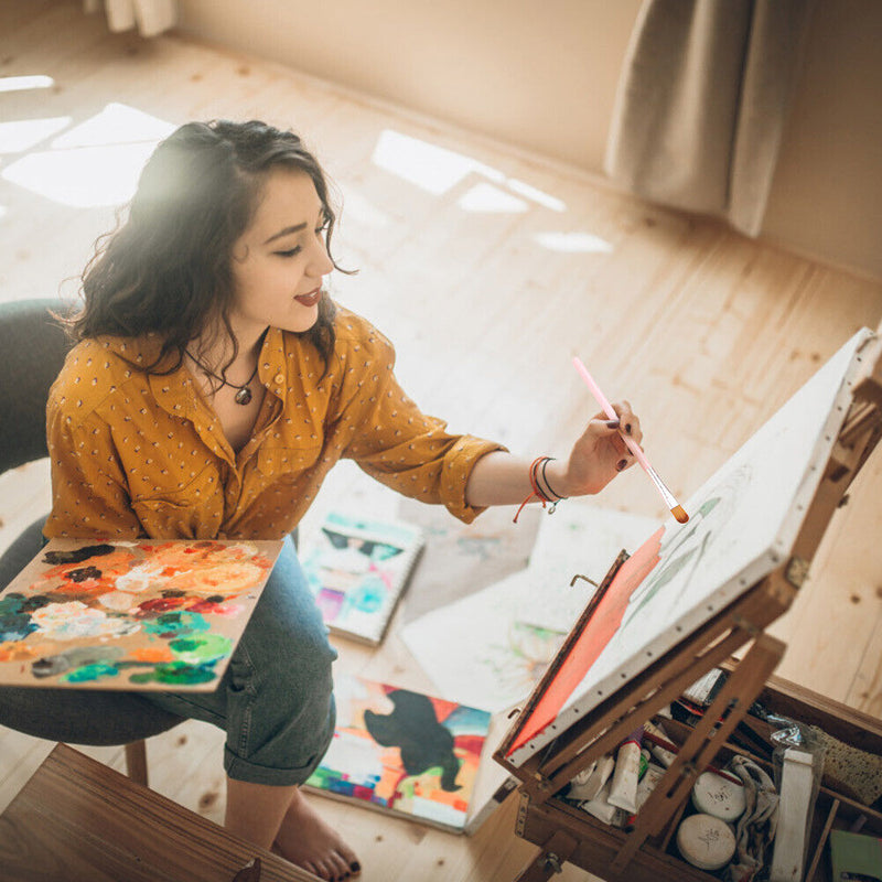 Soft Manicure Gel Brush Professional Makeup Tool for Eye Shadow Drawing Nai