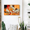 Frameless Painting By Numbers DIY Playing Dogs Picture Craft Home Wall Decor Kit
