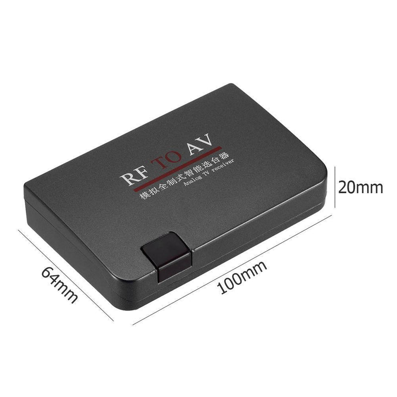 RF to AV Analog TV Receiver Converter Modulator Adapter w/AV Cable (US)