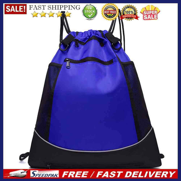 Men Outdoor Sports Gym Bags Football Volleyball Basketball Drawstring Backpac