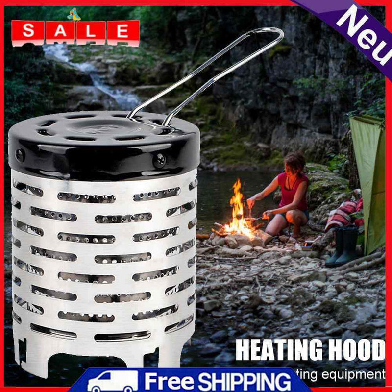 Outdoor Camping Gas Oven Portable Steel Heater Heater Cover Equipment
