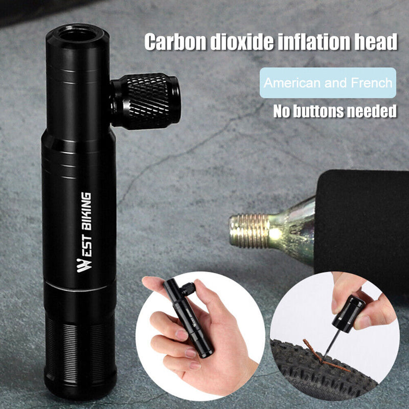WEST BIKING CO2 Pump Mini Bicycle Mountain Road Bike Tire Repair Tools