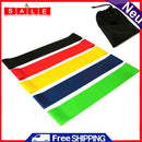 5pcs Resistance Latex Rubber Bands Loop Yoga Fitness Sports Workout Elastic Belt