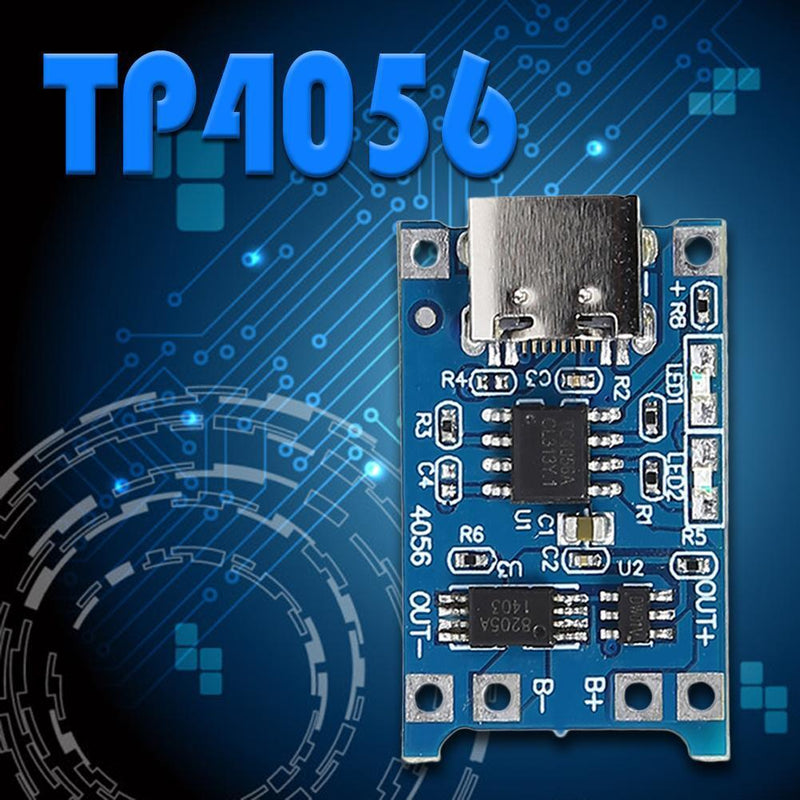 5pcs 1A 18650 TP4056 Lithium Battery Charging Board w/Protection Dual Functions