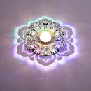 Modern LED Crystal Ceiling Lights Surface Mounted Porch Lamp (Multicolor) Newly