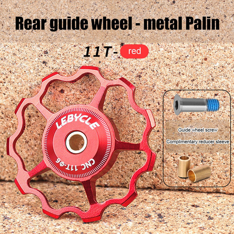 LEBYCLE MTB Bike Rear Derailleur Pulley Guide Bearing Jockey Wheel Cycling Pa