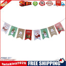 Christmas Decorative Hanging Flag Banner Home Party Ornament (Pattern 2)