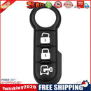 3-Button Key Fob Repair Rubber Pad Black for Fiat 500 Panda Abarth Punto