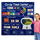 Kindergarten Counting Color Calendar Circle Time Child Educational Pocket Chart