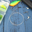Outdoor 1m Carp Fishing 30LB Nylon Mono Fishing Line Core Tackle(White)