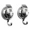Without Punching Chrome-Plated Bathroom Shower Organization Suction Cup Hooks