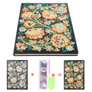 DIY Flower Special Shaped Diamond Painting 50 Pages A5 Sketchbook Notebook Newly
