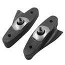 2x Enchufe de cubierta del panel de puerta 51417025647 para BMW Serie 7 E65 E66 745i 02-08 gris
