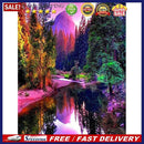 5D DIY Diamond Painting Kits Tree Lake Full Round Drill Wall Decor Art Craf