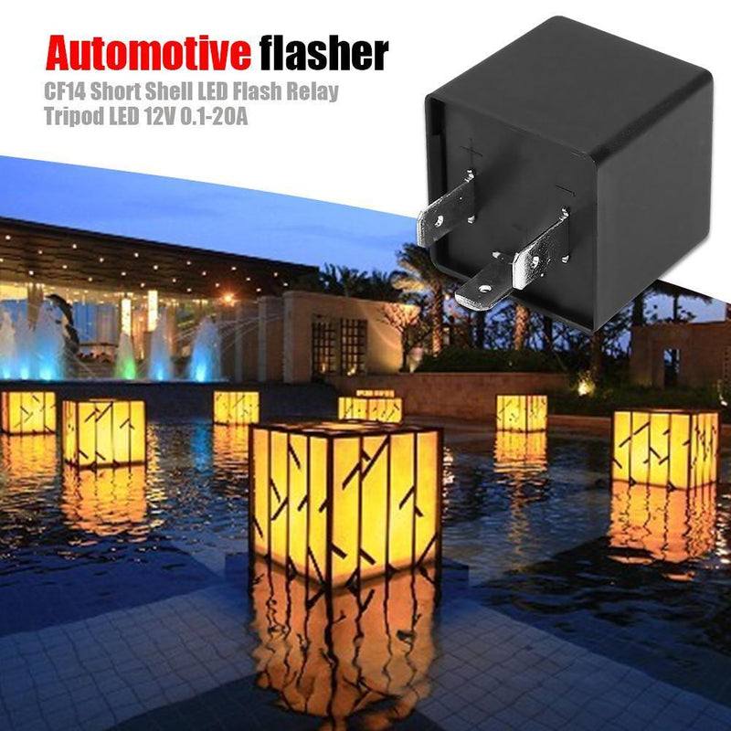 3-Pin CF14 JL02 LED Electronic Flasher Relay Fix for LED Turn Signal Hyper Flash