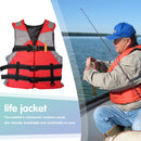Adults Floating Jacket Lightweight Life Vest for Fishing Swimming (Red) Newly