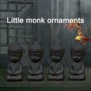 BlesiyaTraditional Little Buddha Statue Monk Tea Decoration Tea on W7H3