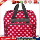 Sewing Machine Handbag Crochet Kits Print Travel Carrying Case (Red) Newly