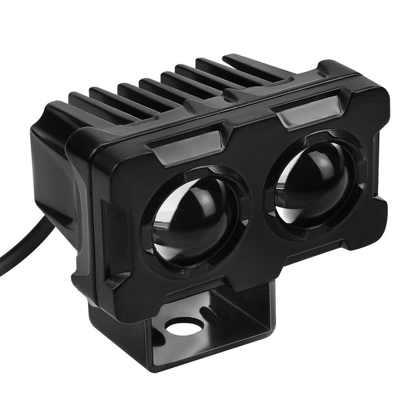 Square Motorcycle LED Driving Spotlight Spot Fog Head Light Lamp White Yellow