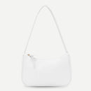 Simple Elegant Women Small Shoulder Bag Lady Pure Zipper Casual Sling Handbags