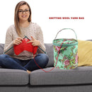 Knitting Yarn Storage Bag Case Sewing Crochet Hook Pouch DIY Knit Weave Buc