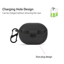 Silicone Cover for SoundPEATS Mini Pro Wireless Earphone Case (Black) Newly