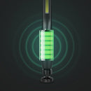 LED Work Light USB Rechargeable Outdoor Handheld Flashlight Stepless Dimming COB