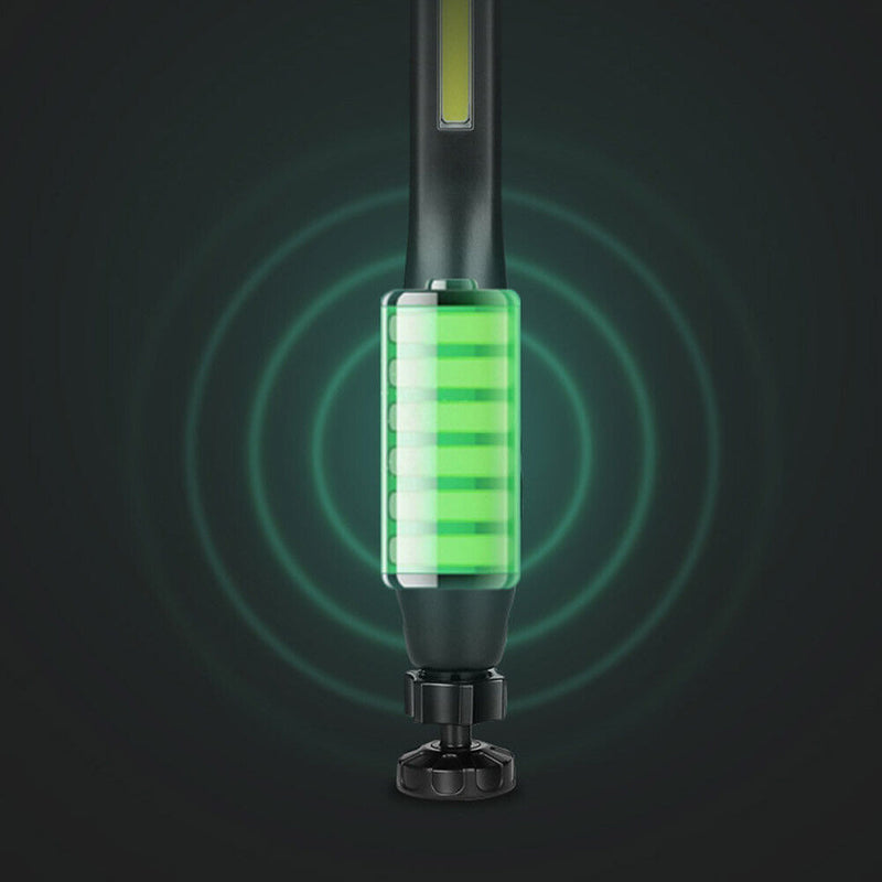 LED Work Light USB Rechargeable Outdoor Handheld Flashlight Stepless Dimming COB