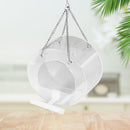 Acrylic Bird Feeder Outdoor Hanging Transparent Bird Food Seed Holder Box