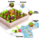 Montessori Toys for Toddlers Carrot Harvest Shaped & Size Matching Game_