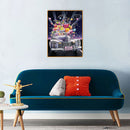 5D DIY Diamond Painting Gift Car Full Round Drill Mosaic Picture Wall Arts