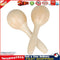 2pcs Baby Wooden Maraca Hand Rattles Kids Musical Percussion Instruments Newly