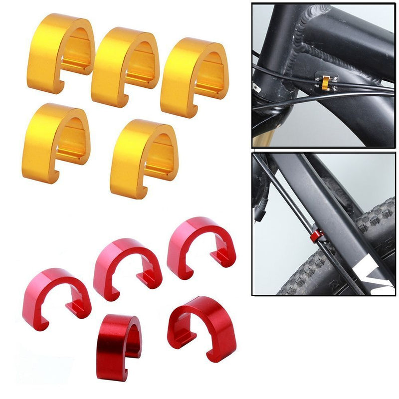 Derailleur Lines Case C Shape Clips Brake Cable/Line Buckles C-buckle Clasps