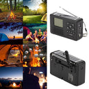 SOS FM/AM Portable Solar Panel Large Battery Radio Outdoor Solar Hand Crank