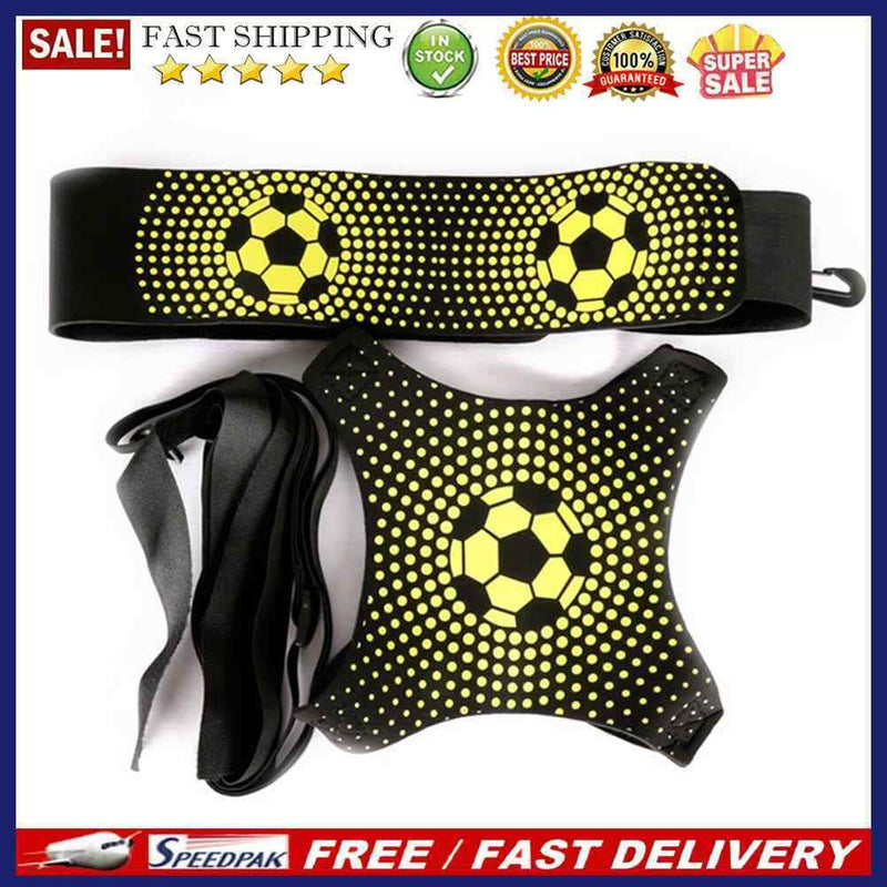 Soccer Juggle Band Solo Practice Auxiliary Belt Football Kick Trainer Equipme