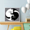 Eight Diagrams Cat Oil Paint By Numbers Kits Canvas DIY Wall Art Craft Coloring