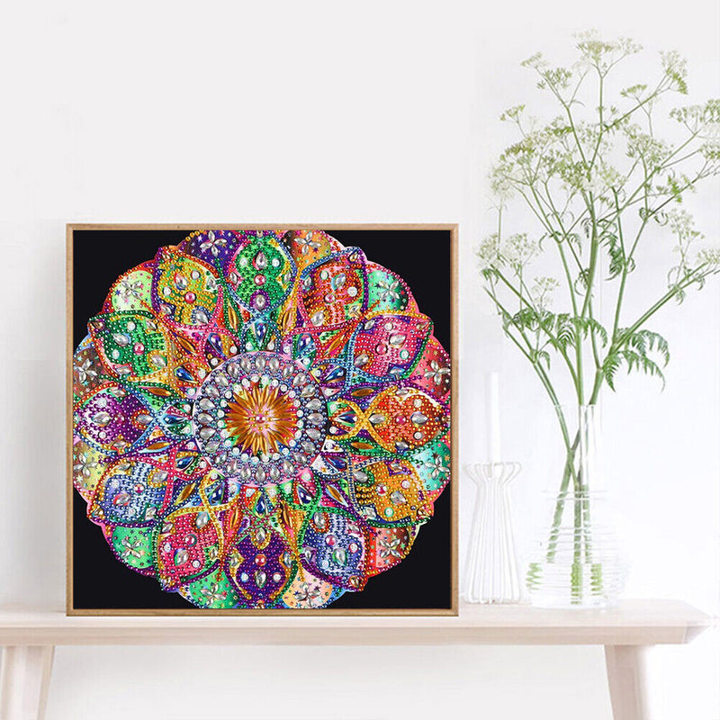 Datura Flower DIY Part Drill Special-Shaped Diamond Painting Mosaic Picture