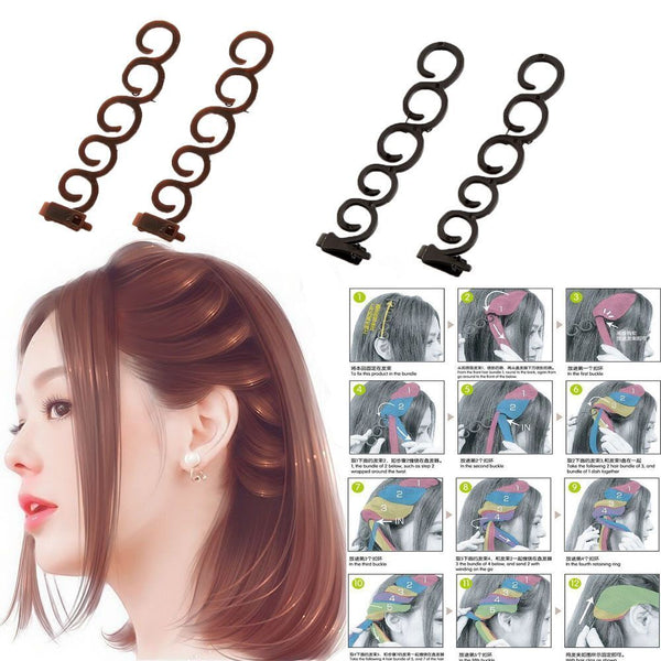 Women French Trendy Styling Accessories Hair Braider Hook Braiding Tool Weave