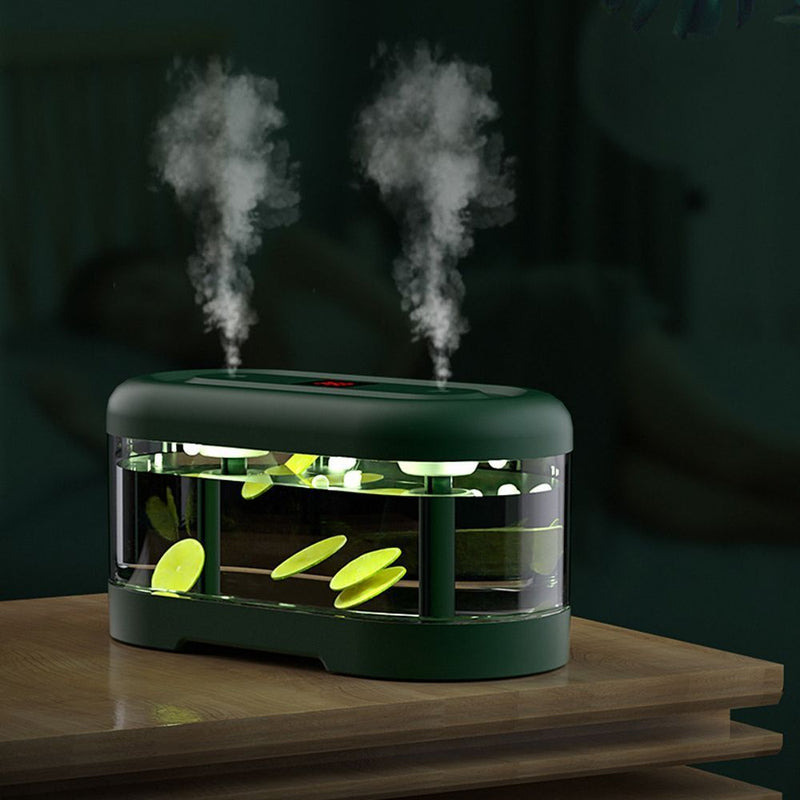 Dual Spray Heavy Fog Mist Maker Essential Oil Aroma Diffuser Air Humidifier