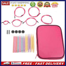 10 Pairs Plastic Change Head Knitting Needle Ring Crochet Hooks Set DIY Cra