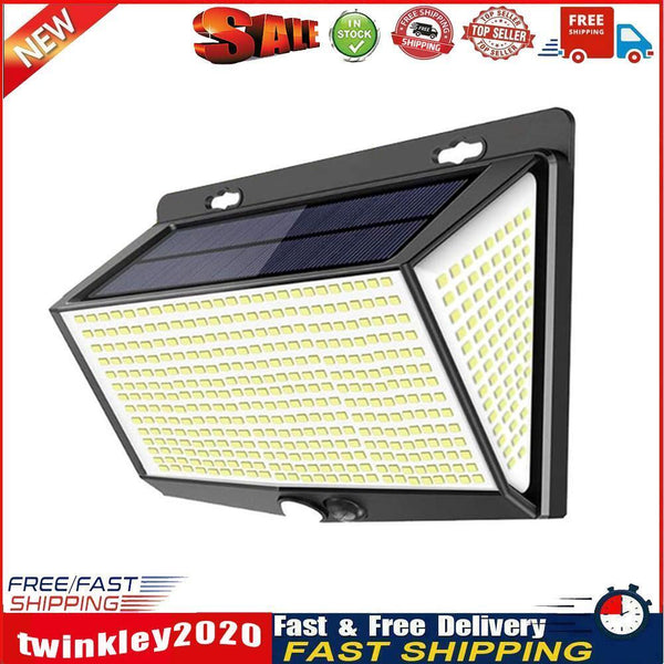 468 LED Solar Light Motion Sensor Wall Mounted Home Street Lamp Decoration Newly